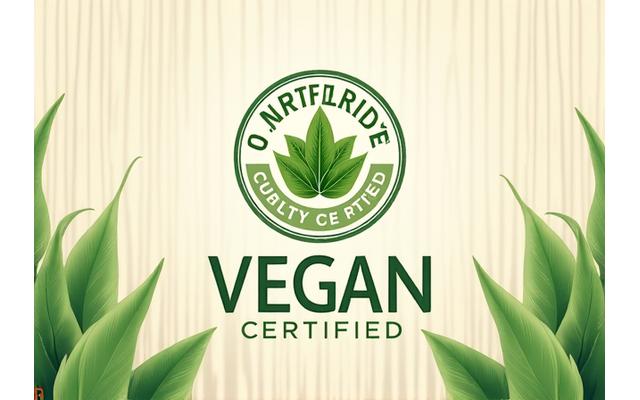 ビーガン認証マークと環境に優しいパッケージ